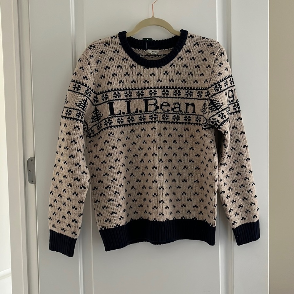 L.L. BEAN Fair Isle Sweater (M)